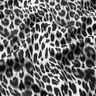 French terry brushed snow-leopard digital print – black/white,  thumbnail number 2