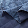 Tie-dyed chambray quilted fabric – denim blue,  thumbnail number 3