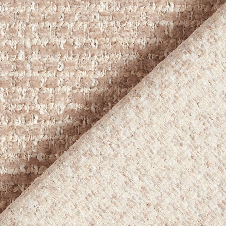 Upholstery Fabric colourful bouclé look – anemone/light beige,  image number 3