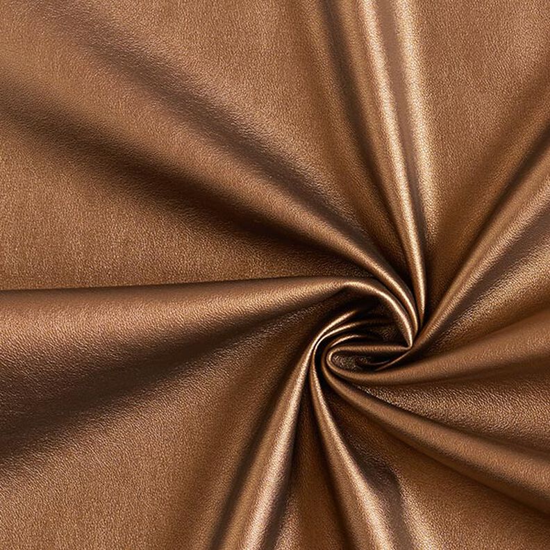 Smooth Stretch Faux Leather – bronze,  image number 1