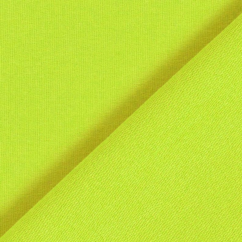 Light French Terry Plain – lime green,  image number 3