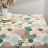 Decor Fabric Half Panama Abstract Spots – natural/mauve grey,  thumbnail number 6