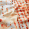 GOTS Cotton Batiste border fabric checks with colour gradient | TCC x LOOKS by Wolfgang Joop – fire,  thumbnail number 3