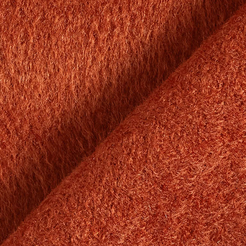 Plain Fluffy Coating Fabric – bronze,  image number 3