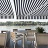 Awning fabric stripey Toldo – white/navy blue,  thumbnail number 4