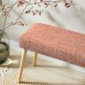 Upholstery Fabric colourful bouclé look – dusky pink/cream,  thumbnail number 5