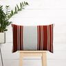 Decor Fabric Panama Block Stripes – offwhite/misty grey,  thumbnail number 7