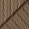 Knit Cloqué Cable-knit print – dune,  thumbnail number 4