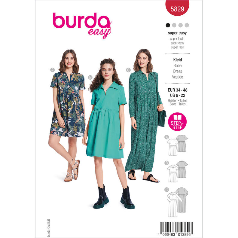Dress | Burda 5829 | 34-48,  image number 1