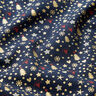 Cotton Poplin Hearts and Stars – midnight blue/gold,  thumbnail number 2