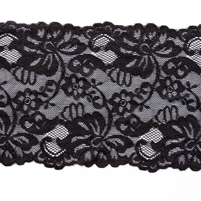 Stretch Lace Selene [150 mm] - black,  image number 1