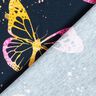 Cotton Jersey Butterflies | Glitzerpüppi – midnight blue/pink,  thumbnail number 4