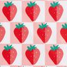 Coated Cotton strawberry checks – rosé/red,  thumbnail number 1