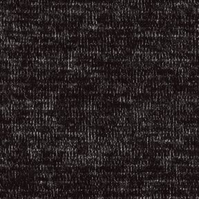 Knitted fabric wool blend glitter melange – black/metallic silver, 