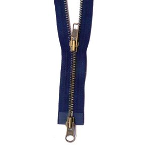 Two-way zipper divisible | Metal gold (058) | YKK, 