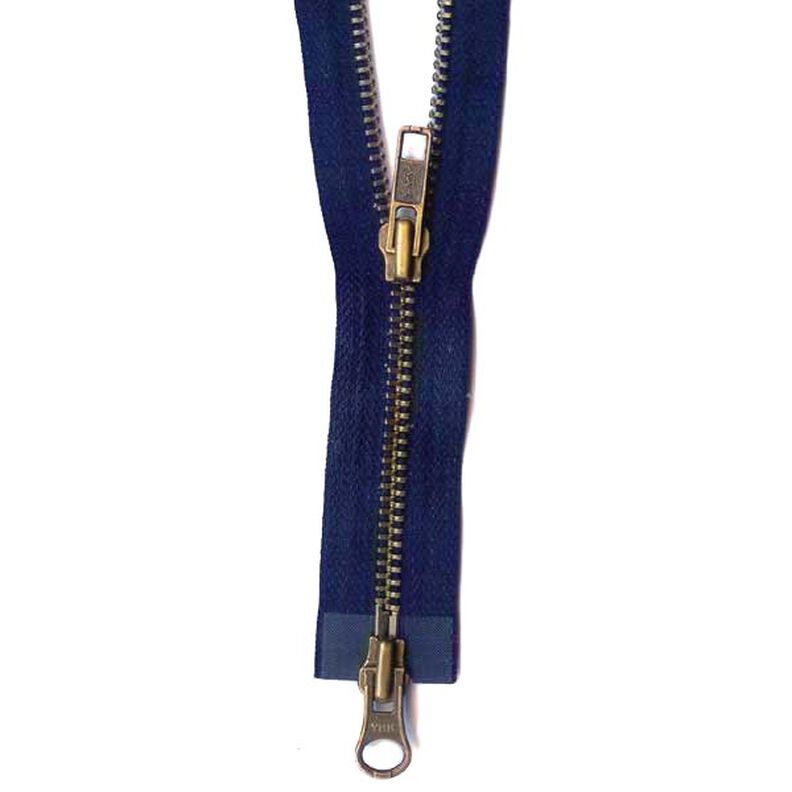 Two-way zipper divisible | Metal gold (058) | YKK,  image number 1