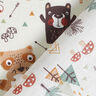 Cretonne Woodland Animals – white,  thumbnail number 4
