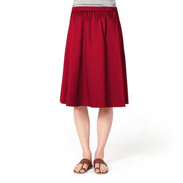 Pleated jersey – red,  image number 5