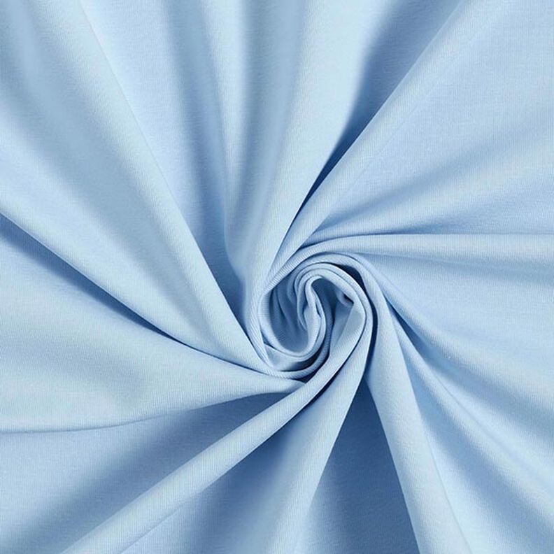 Medium Cotton Jersey Plain – light blue,  image number 1