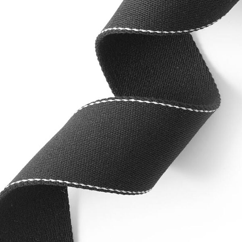 Recycled Bag Strap - black,  image number 2