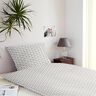 Cotton Cretonne hatched shapes – silver grey/pastel violet,  thumbnail number 7