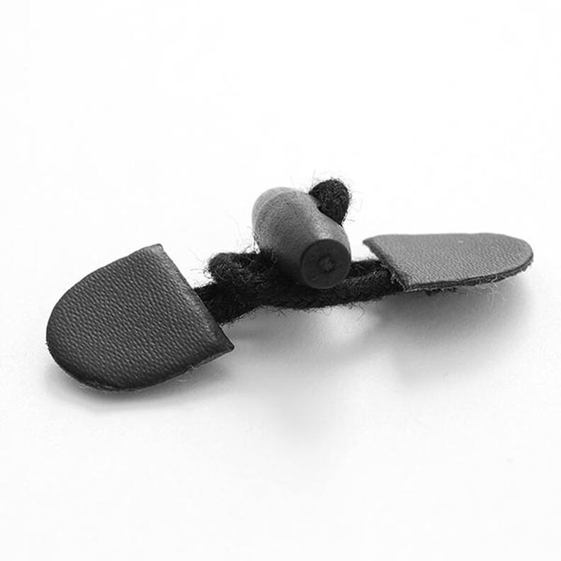 Duffle Coat Fastener [ 55 mm ] – black,  image number 2