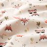 Cotton Poplin Woodland animal heads – natural/copper,  thumbnail number 2