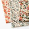 Decorative fabric, half Panama, Flower Meadow – coral/natural,  thumbnail number 5