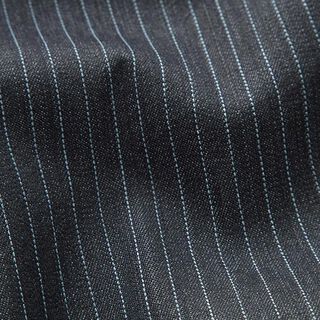 Solid denim pinstripes – midnight blue, 