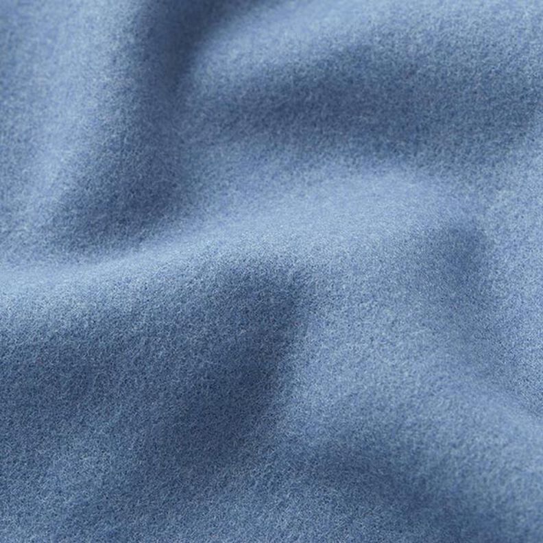 Recycled polyester coat fabric – denim blue,  image number 2