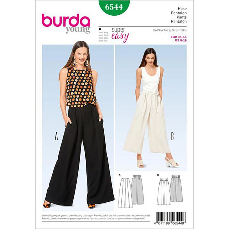 Pants, Burda 6544,  image number 1