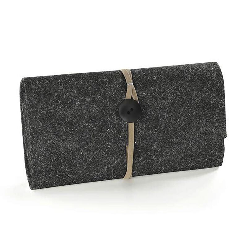 Felt 90 cm / 1 mm thick – anthracite, image number 4