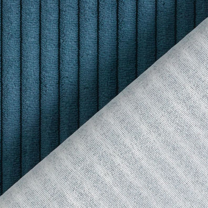 Upholstery Fabric soft corduroy – midnight blue, image number 4