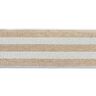 Striped Elastic [40 mm] – light grey/gold,  thumbnail number 1