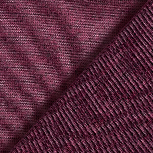 Mottled fine knit fabric – merlot,  image number 4