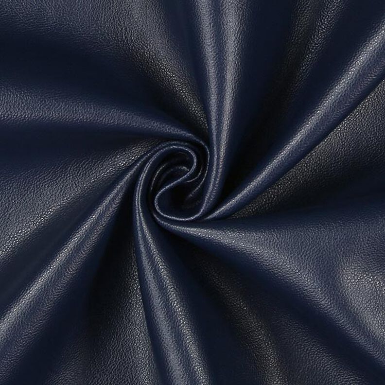 Imitation Nappa Leather – navy,  image number 2