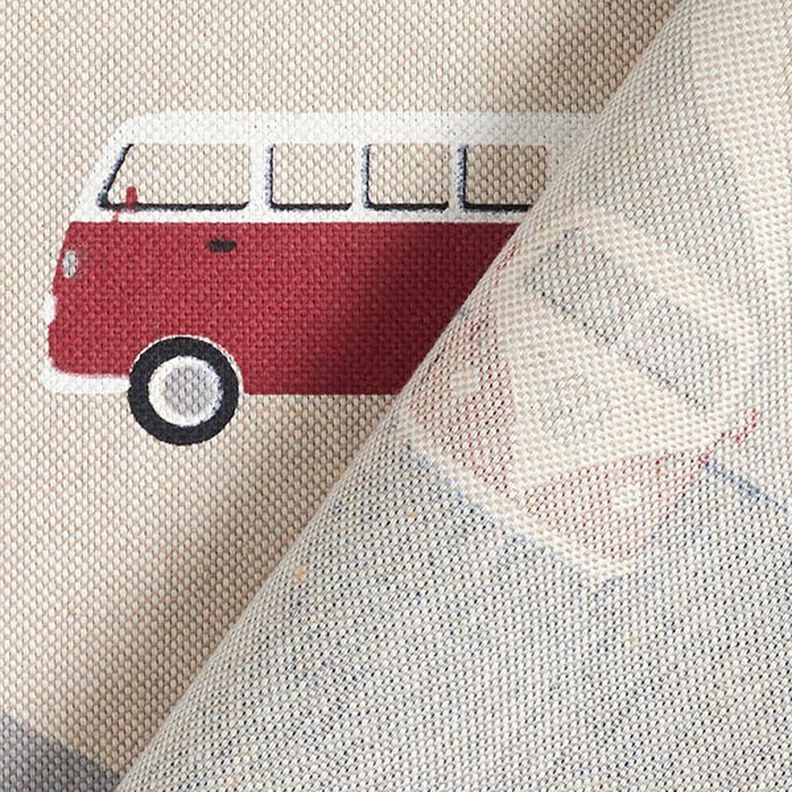 Decor Fabric Half Panama VW Adventure – denim blue/natural,  image number 4