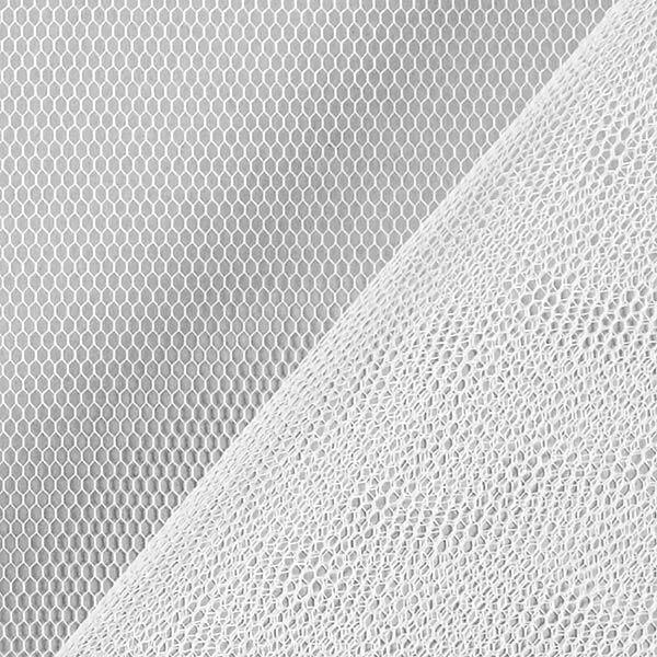 extra wide veil mesh [300cm] – white,  image number 3