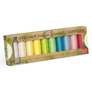 rPET Sew All Sewing Thread Set  [ 100m / 10 pieces  ] | Gütermann creativ, 