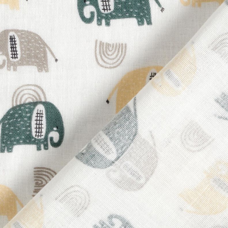 Muslin elephants and rainbows, smooth – ivory,  image number 5