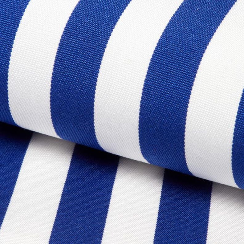 Outdoor Deckchair fabric Longitudinal stripes 45 cm – blue,  image number 1