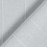 Decorative fabric, chequered grid, recycled – silver grey,  thumbnail number 3