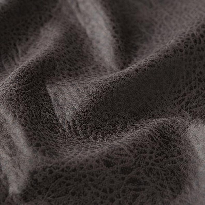 Upholstery Fabric Imitation Leather – dark grey,  image number 2