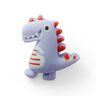 Dino Shank Button [ Ø20 mm ] – lilac/red,  thumbnail number 1
