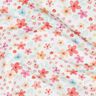 GOTS Cotton Jersey colorful flowers Digital Print | Poppy Fabrics – white/apricot,  thumbnail number 2