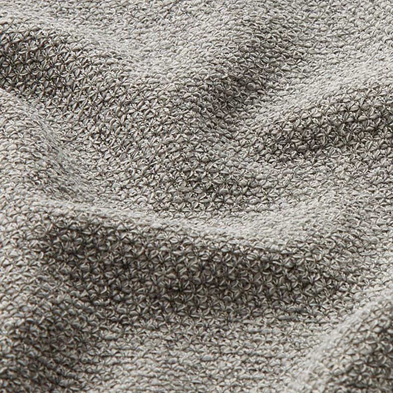 Mottled Bouclé Knit – grey,  image number 2