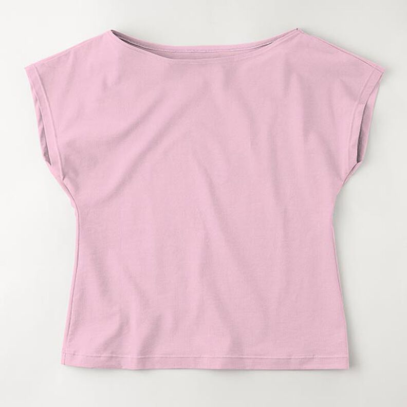 Baumwolljersey Medium Uni – pink, image number 8