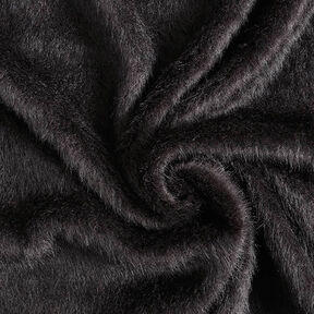 Plain Fluffy Coating Fabric – black, 