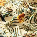 Viscose Stretch Tropical Plants – offwhite, 