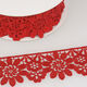 Floral Lace Ribbon  – red,  thumbnail number 2